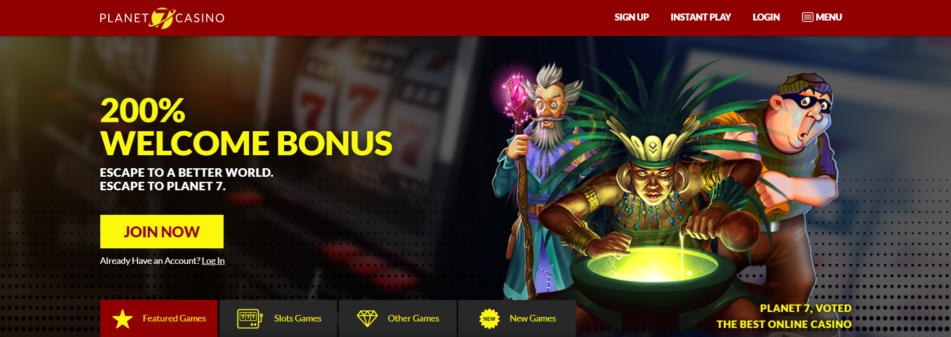 Planet7 Online Casino Planet7 Online Casino